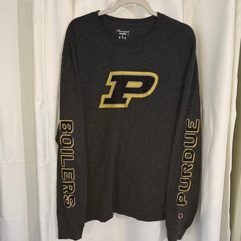 Champion Men's Purdue Boilermakers long-sleeve T-shirt Size Large
